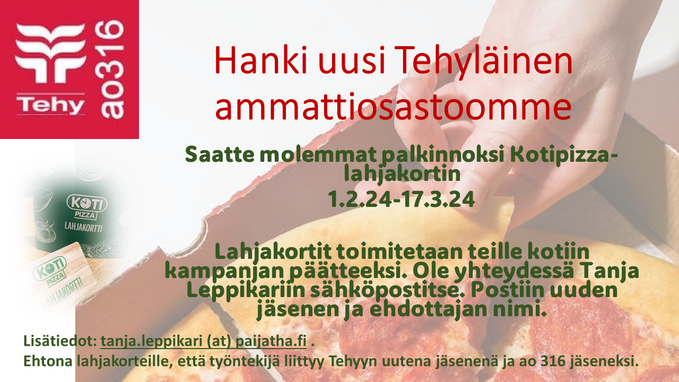 Tehy Ammattiosasto 316