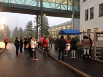 #EIKÄY rokan jakoa ammattiosastojen yhteisessä tapahtumassa 18.9.2015.
(c) Jarkko Kuisma